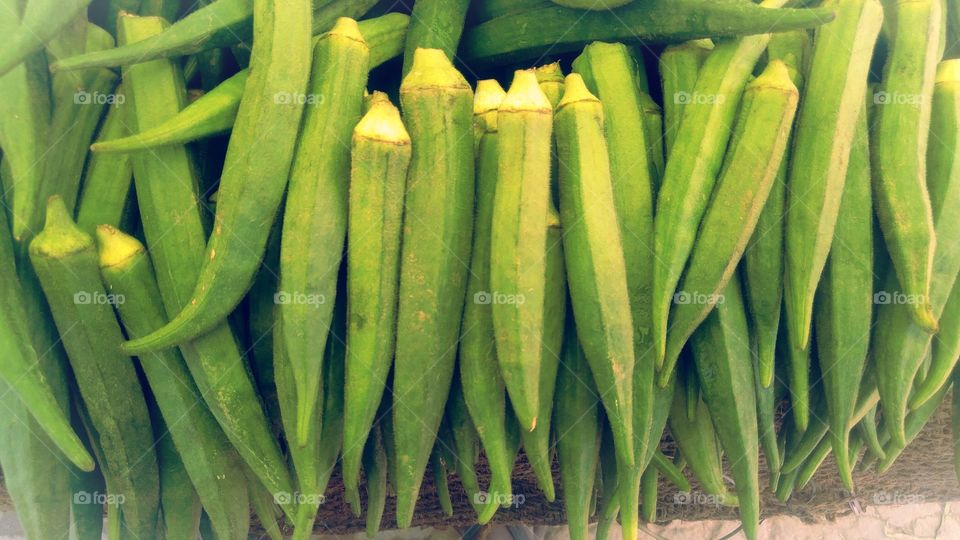 Natural Bhendi Chakia Chandauli UP India