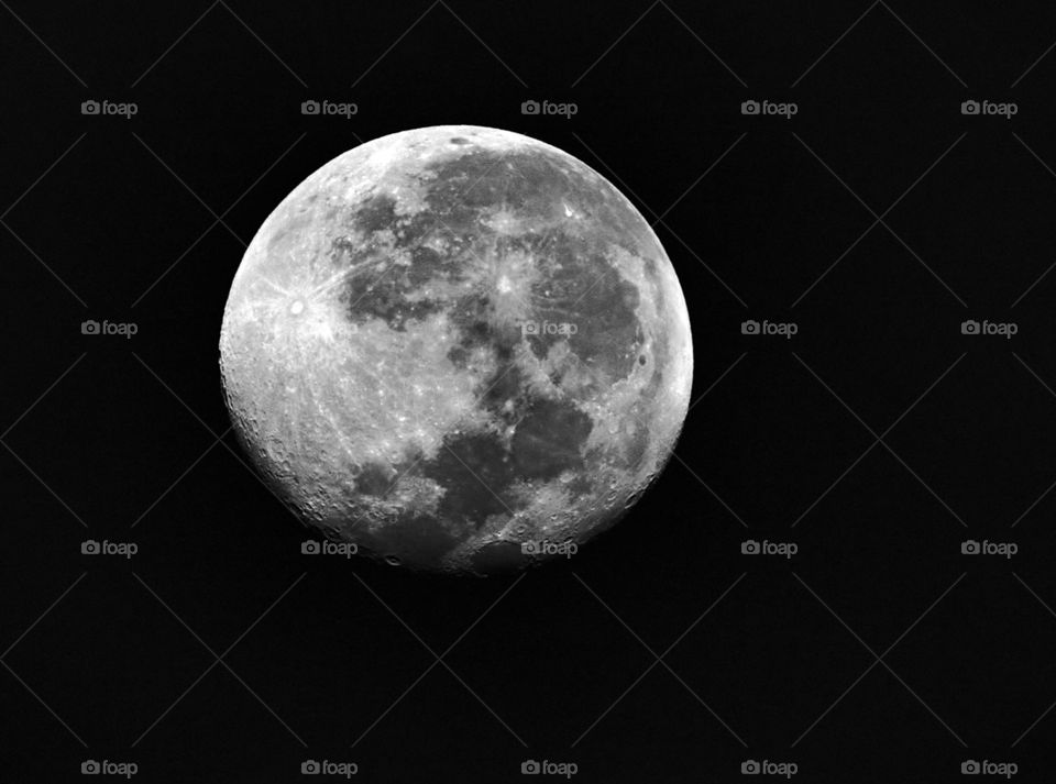 Moon photography  - full  moon