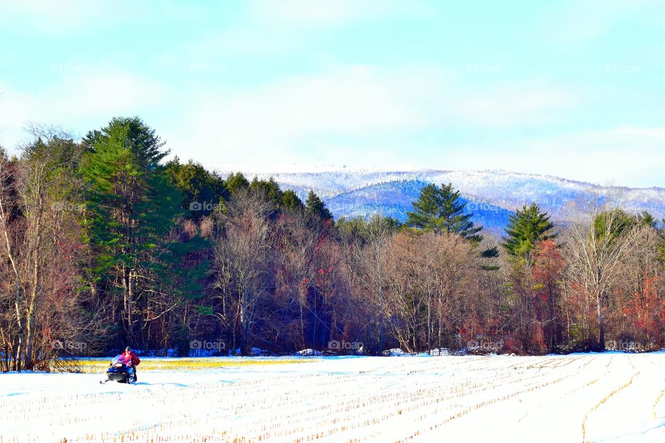 snowmobiling