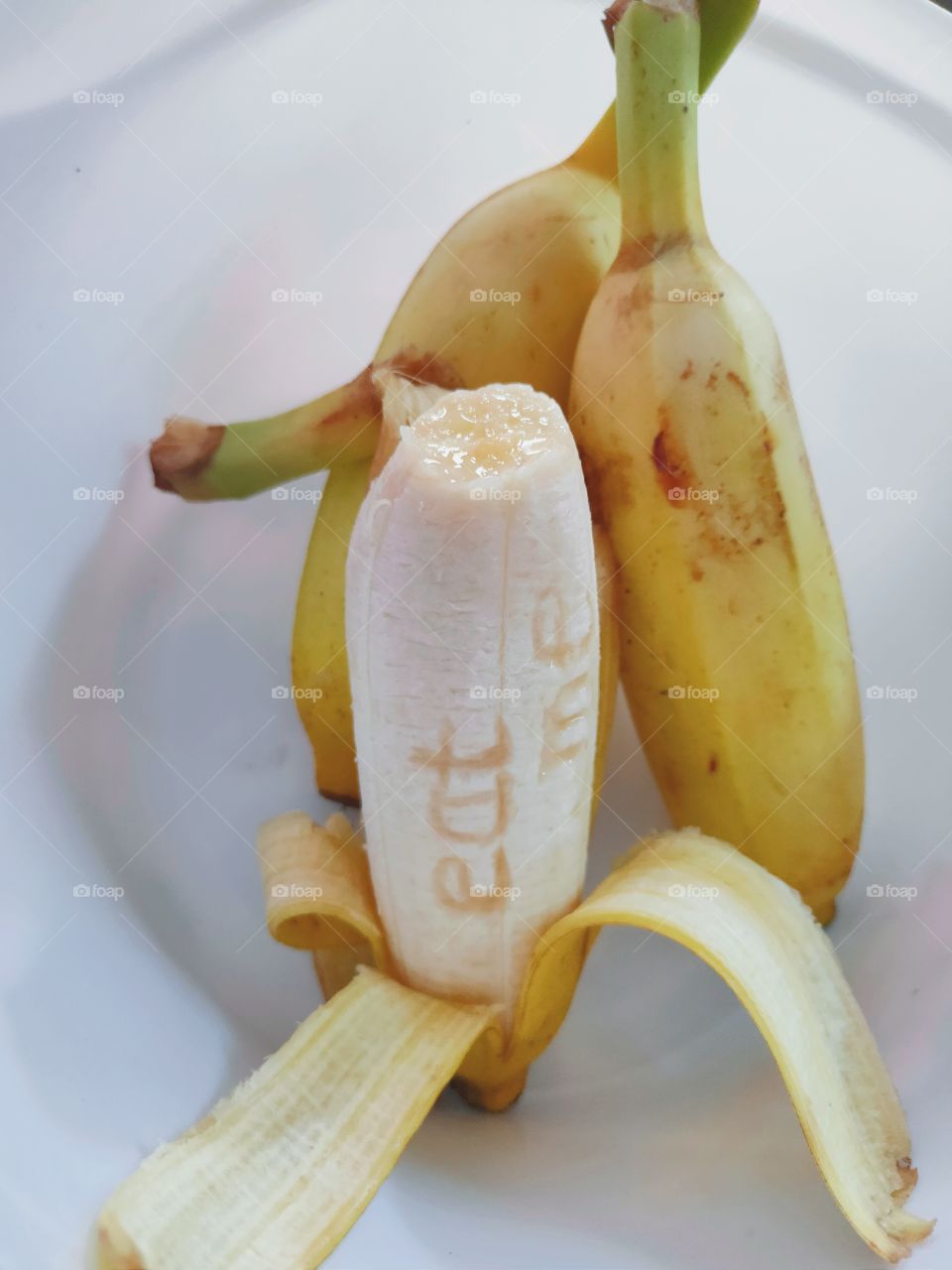 Banana fruit.