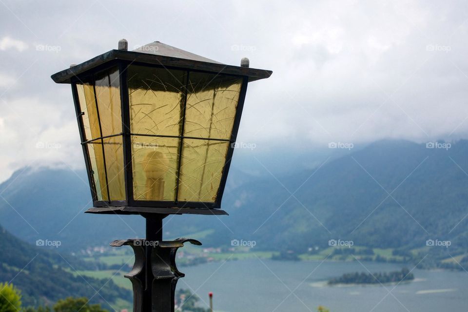 Lamp at schliersee 