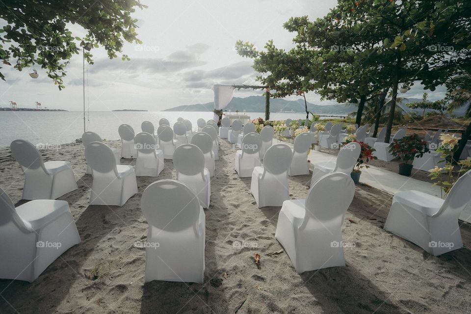 White chairs