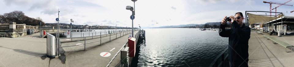 Pier in Zurich