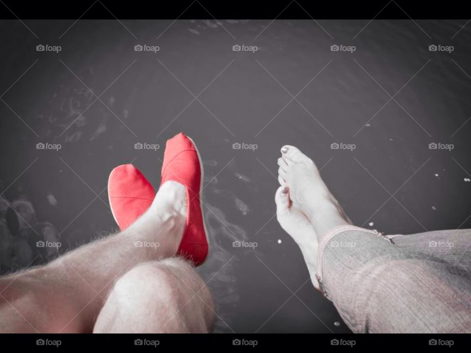 red feet shoe toms by kioseth