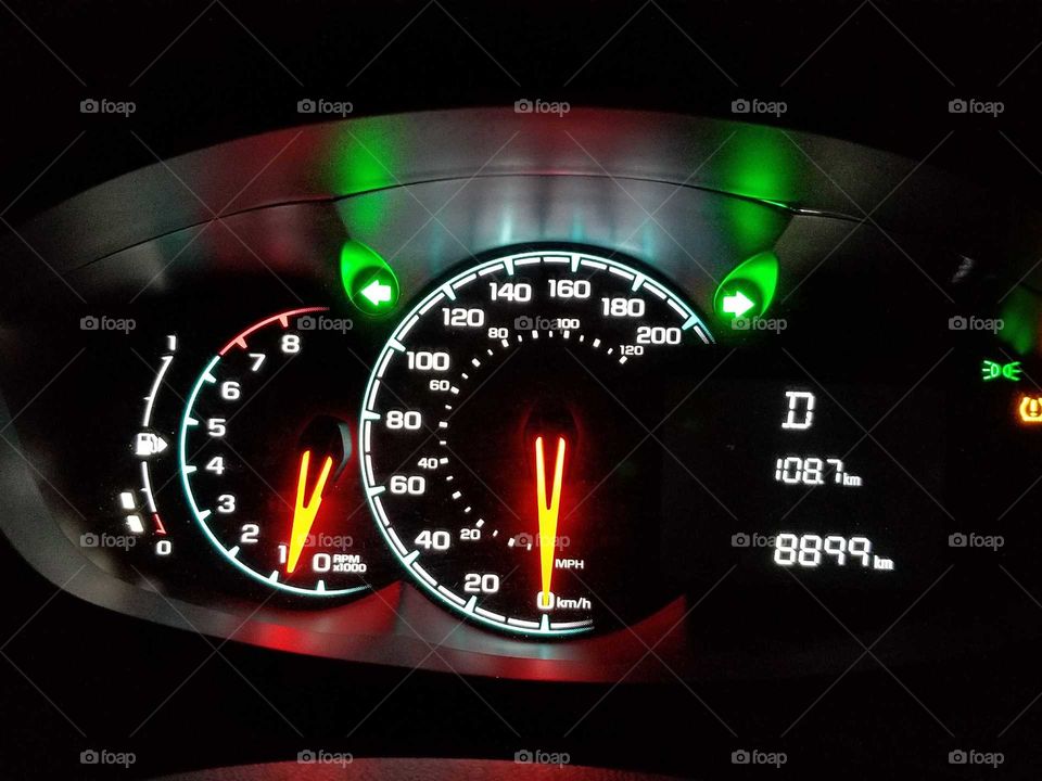 Dashboard Speedometer Odometer