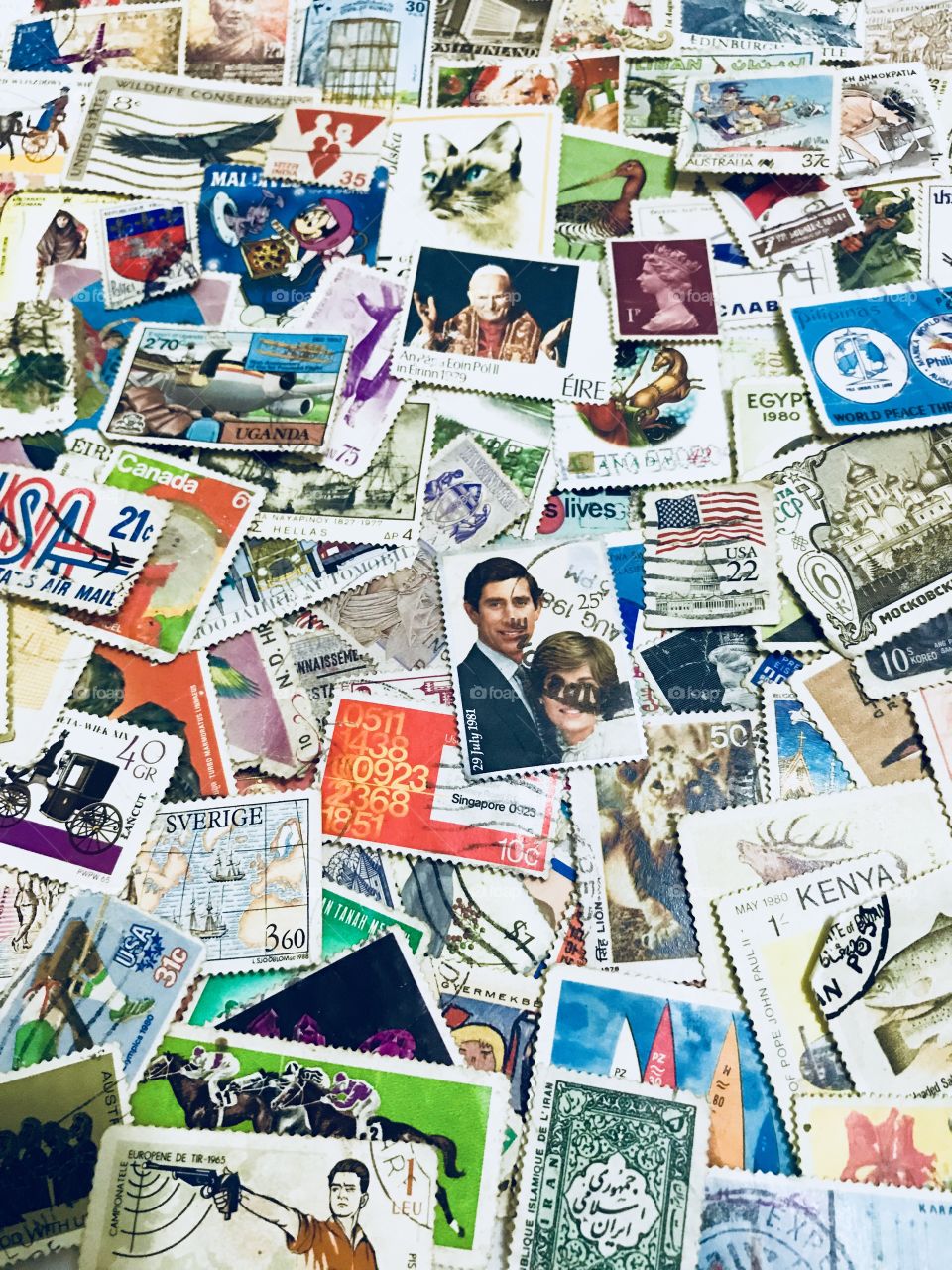 Collection of stamps 