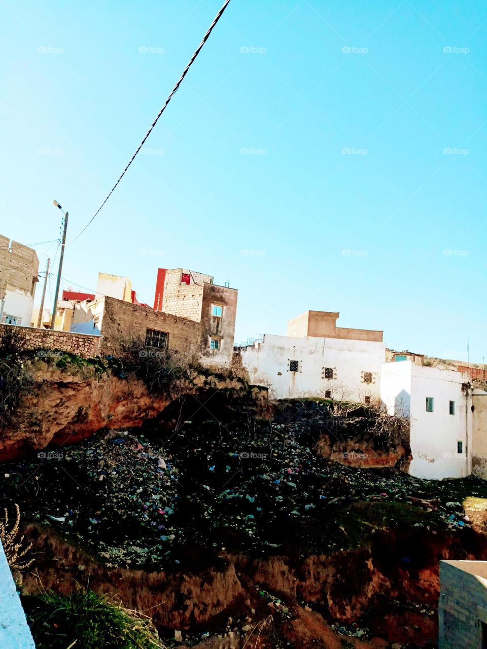Old building in village Bhalil of morocco