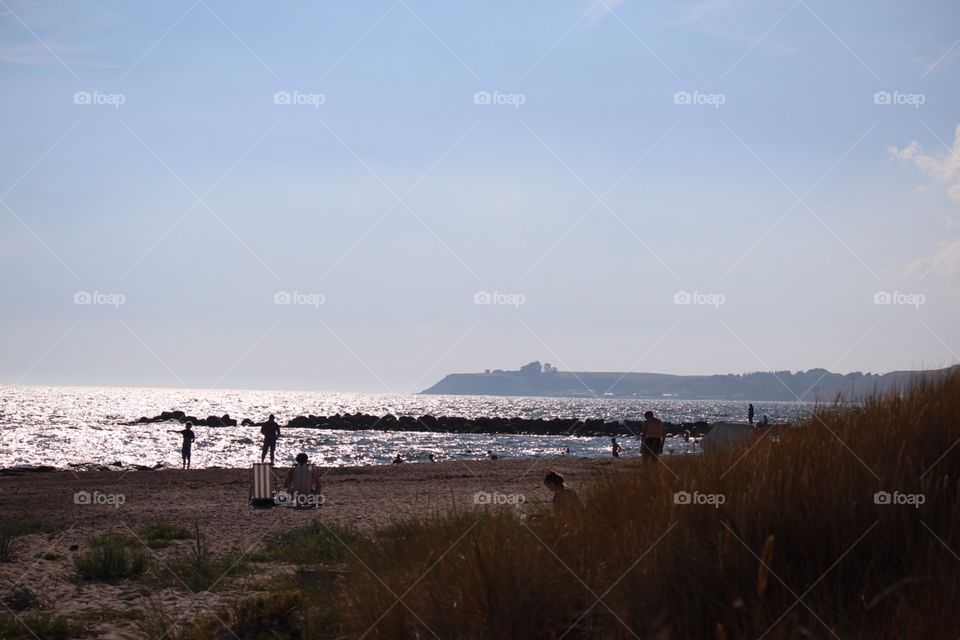 A beautiful sunny day on the beach 