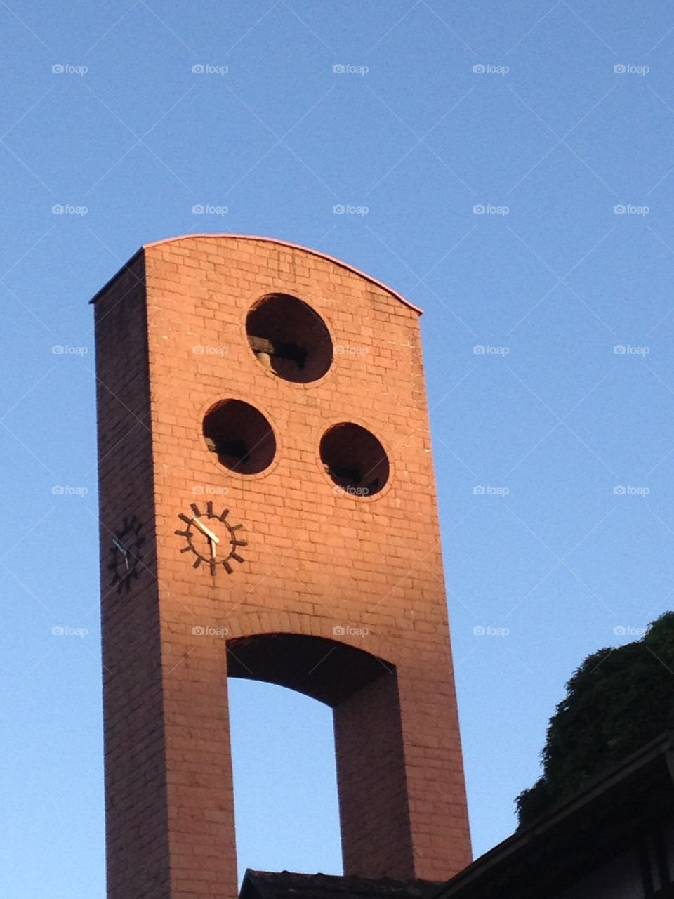 Clock tower church