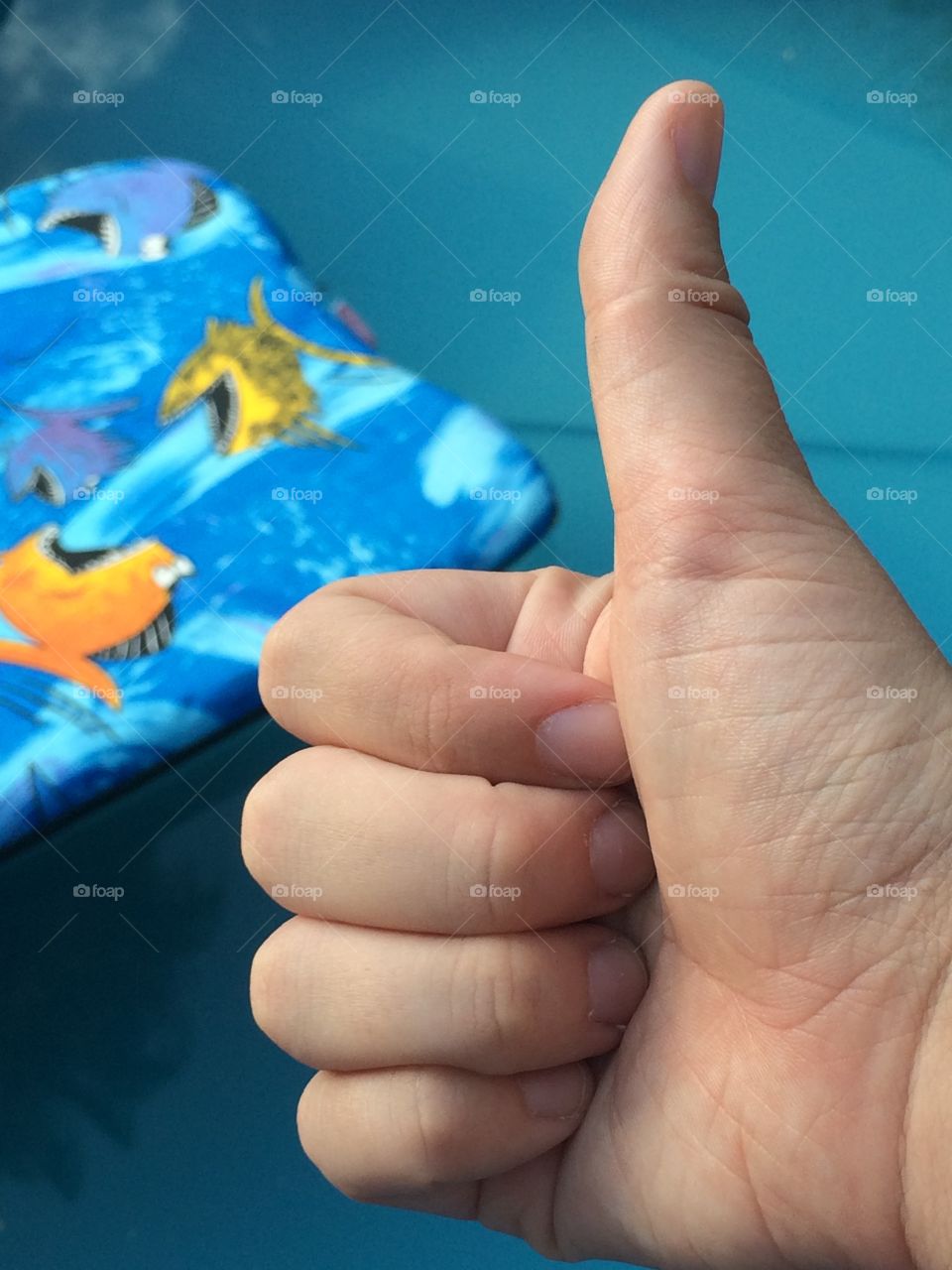 Pool thumbs up