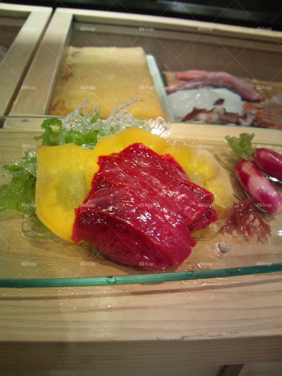 this is heart of shark. it is really rare to eat this, so it was first time and it will be last time.