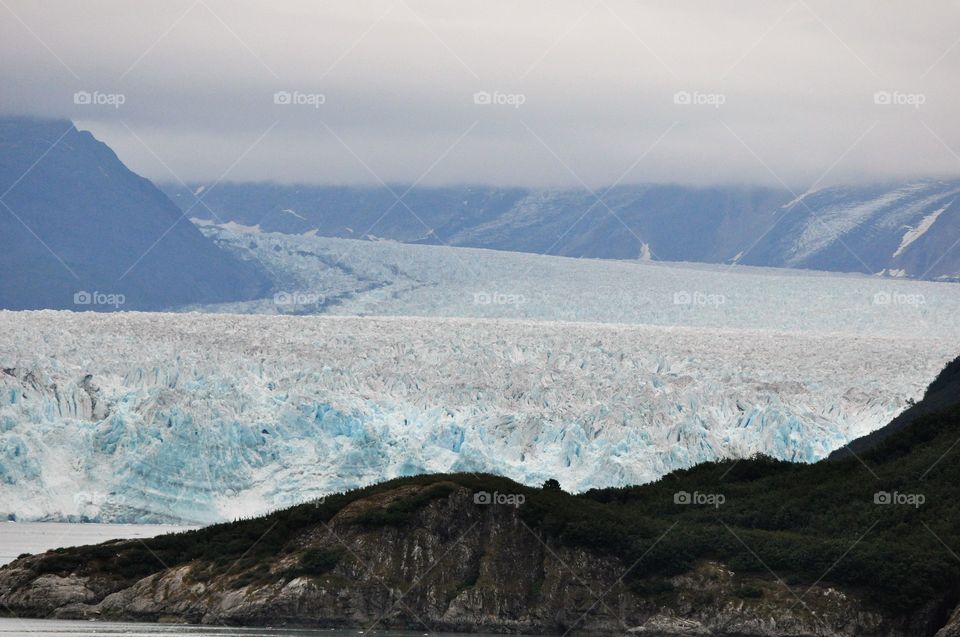 Hiking at the glaciers