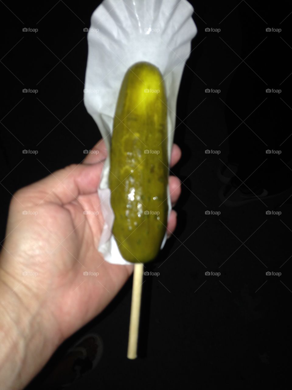 Pickle on a stick