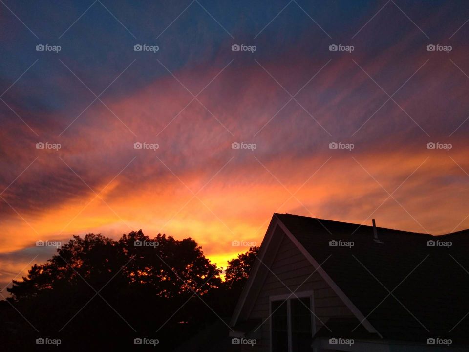 Sunset, No Person, Evening, Dawn, Sky