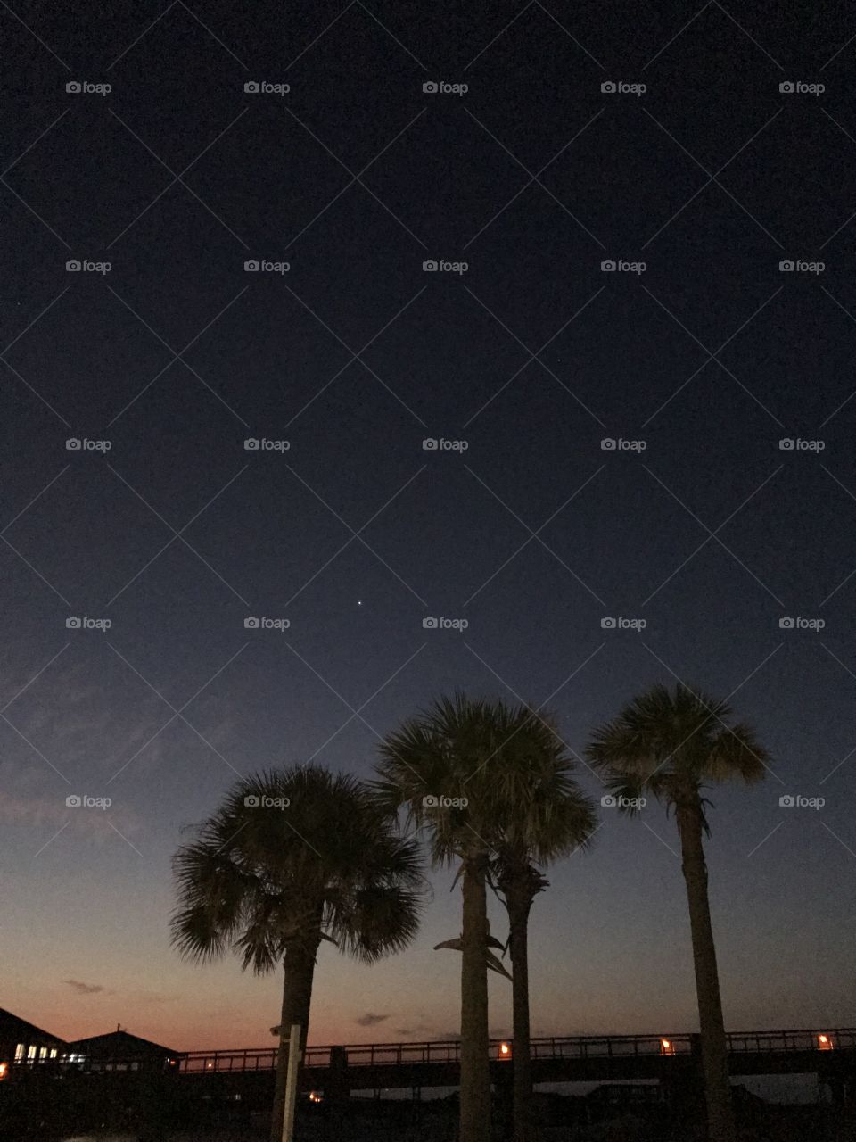 Navarre Beach, FL at dawn.  