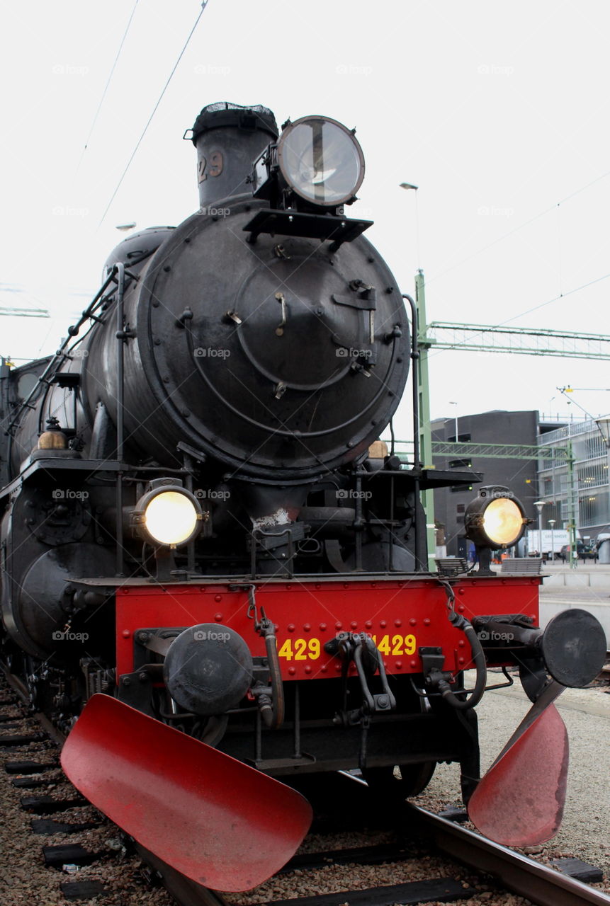 Steam train, Malmö, Sweden