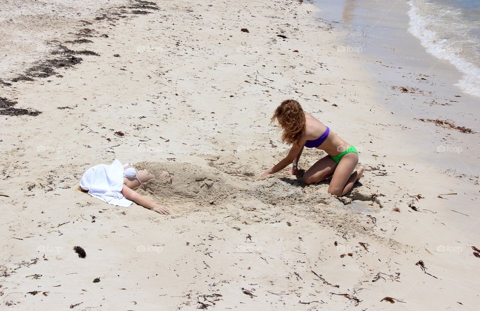 At the beach 