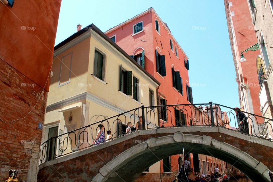 Venice Italy gondola ride views 
