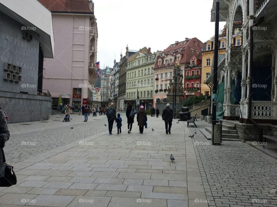 street in the Prague