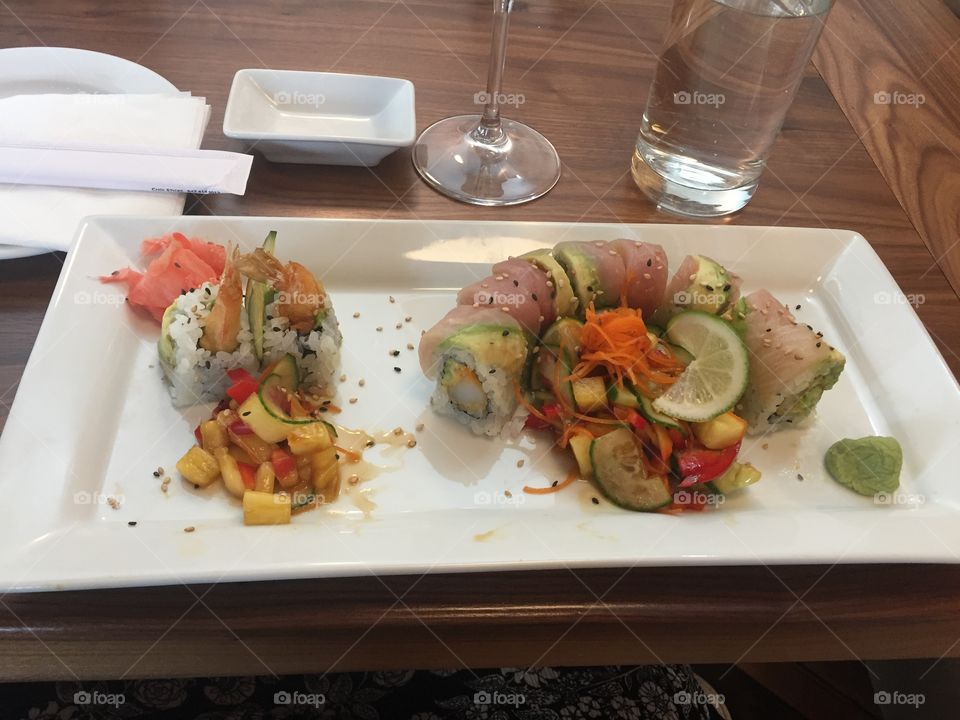 Sushi roll in Kalamazoo, MI