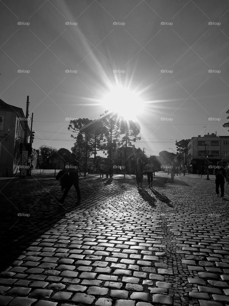 Curitiba, Brazil, sunset