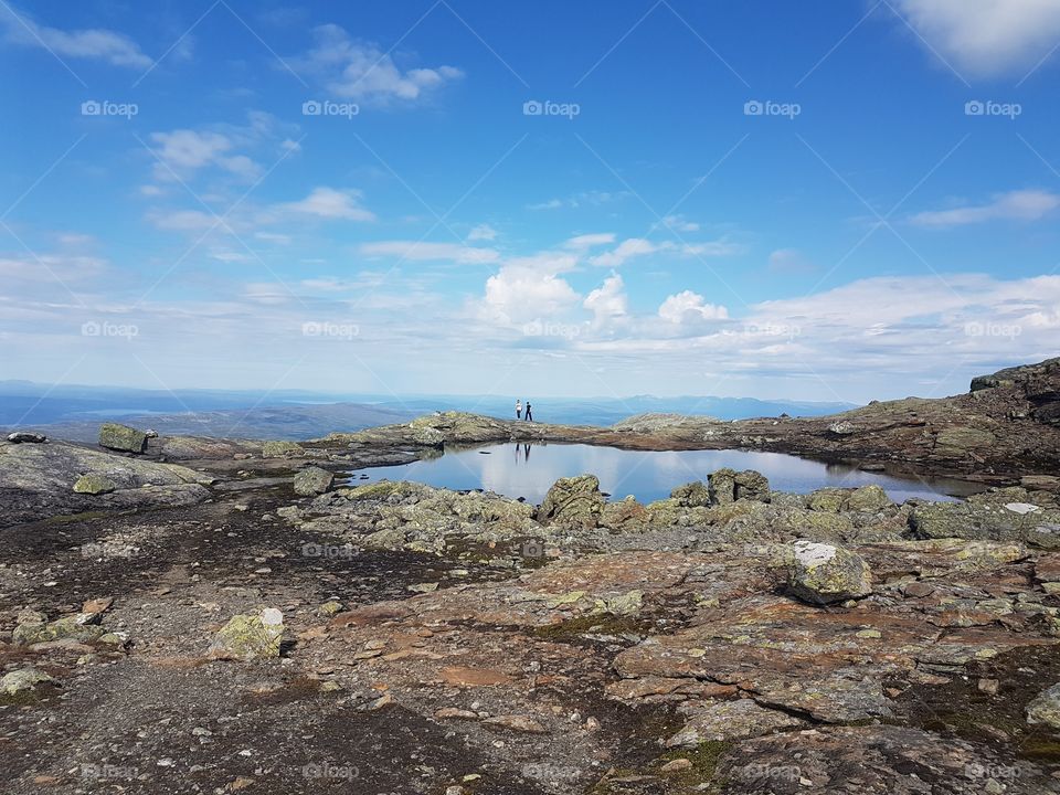 Hiking lake