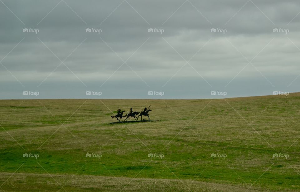 Native Americans On The Prairie 