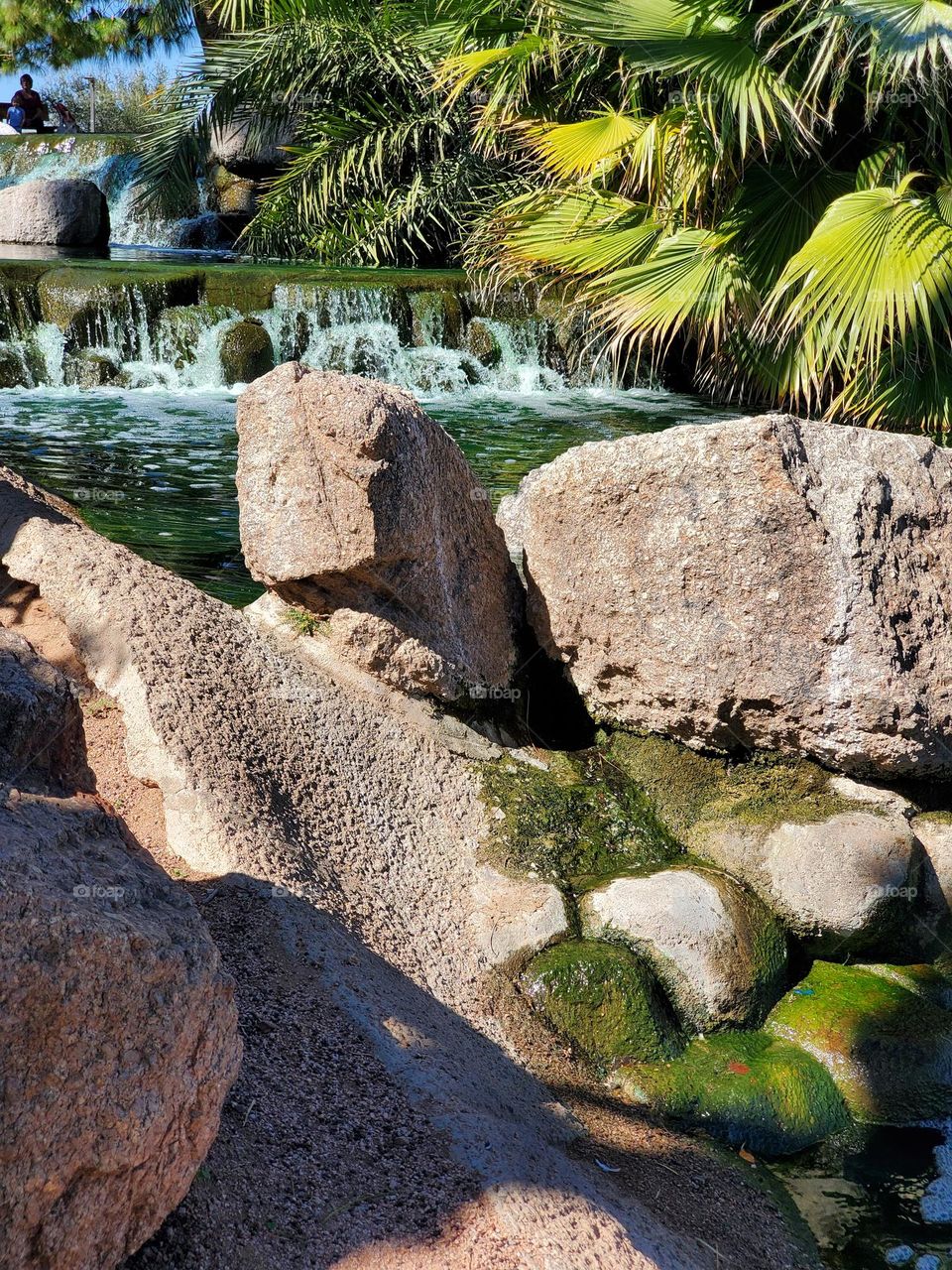 Big Rocks at the Waterfall