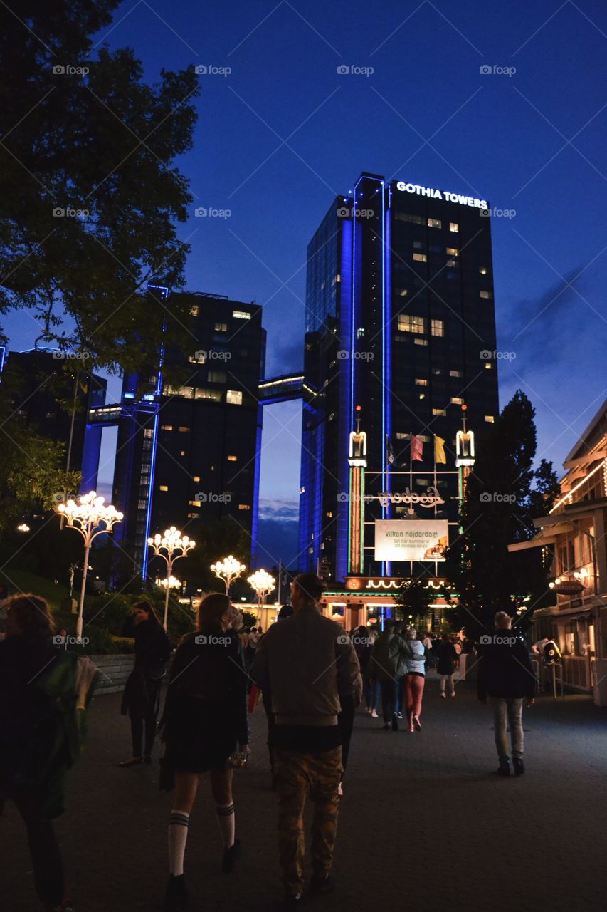 City, Street, Evening, Travel, Light