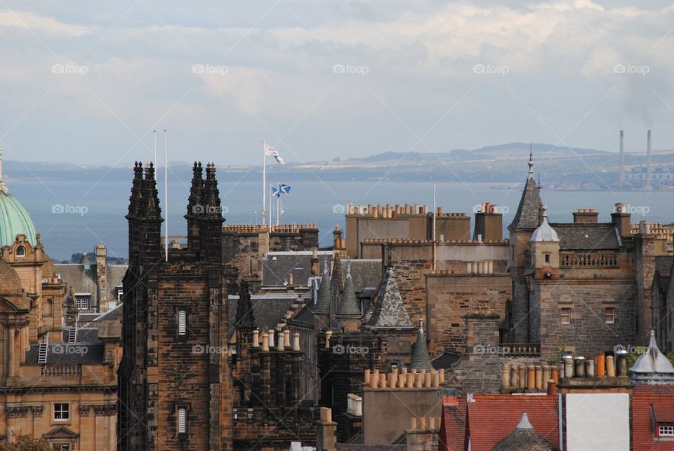 Edinburgh rooftops