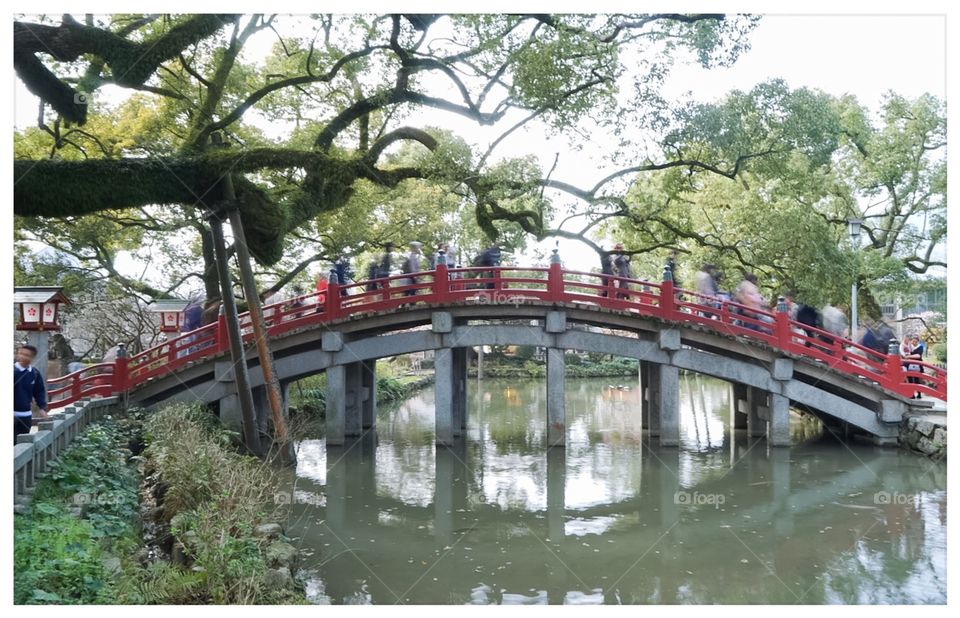 The bridge of Dazaifu temple