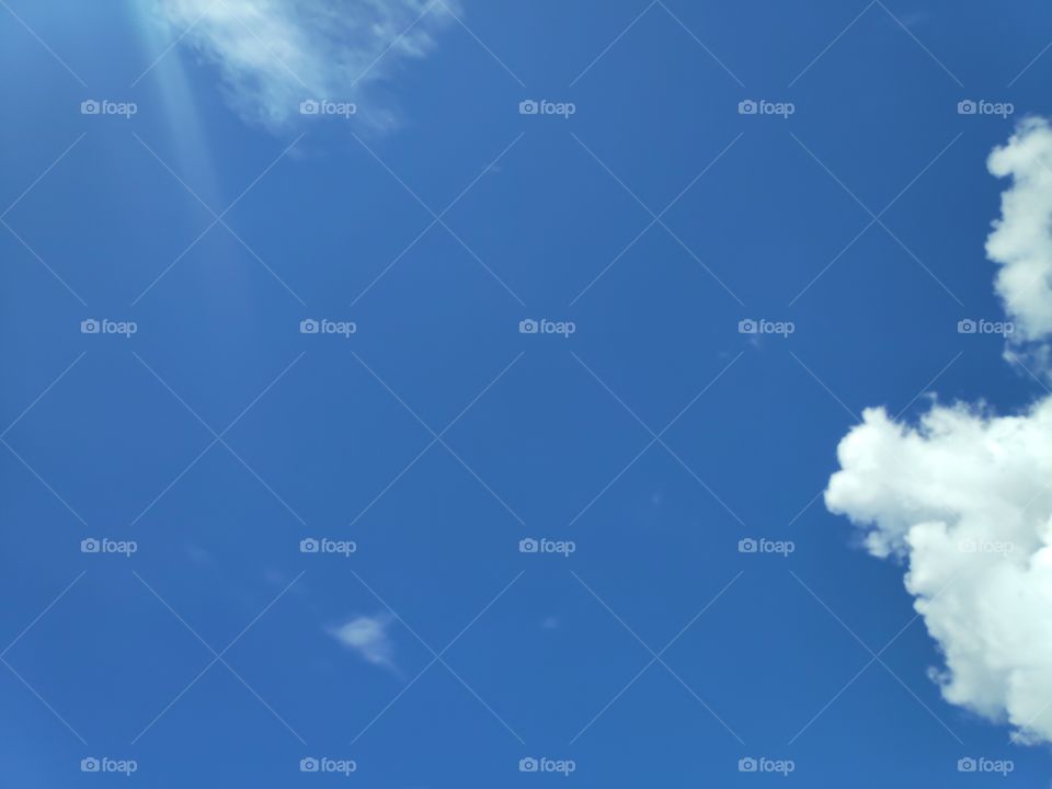 a image of blue sky