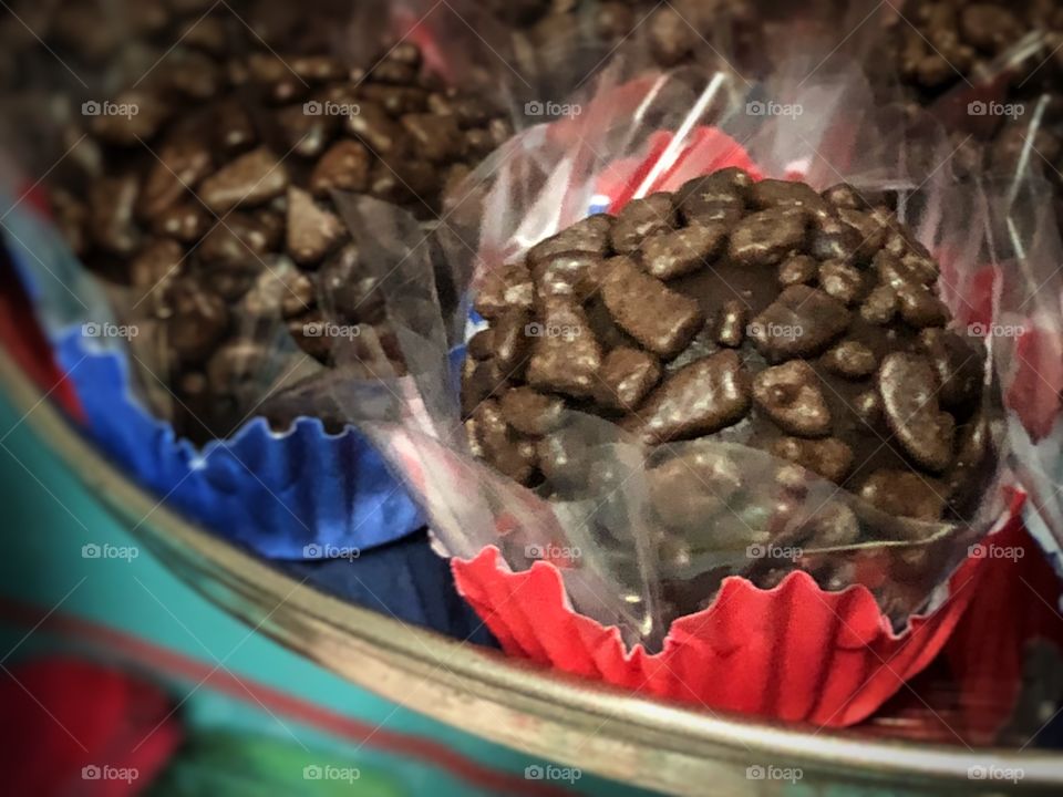 A favorite sweet of mine: it is called Brigadeiro. It is a Brazilian sweet made of chocolate and condensed milk. It is a kind of chocolate truffle with chocolate sprinkles. For anyone with a sweet tooth, like me!