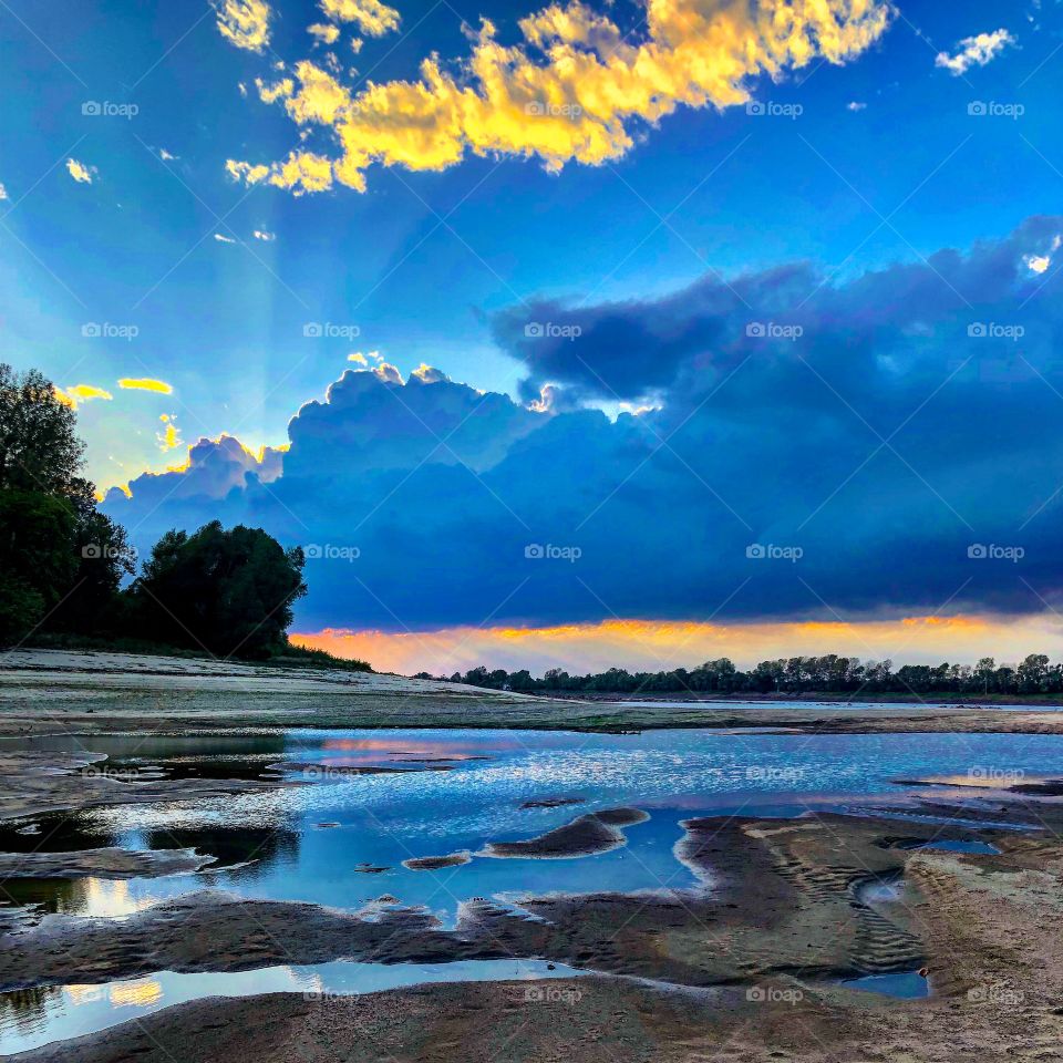 Mississippi River from the island