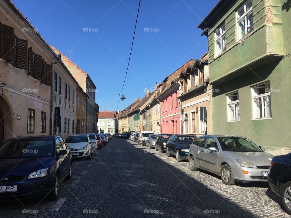 Street in Romania 