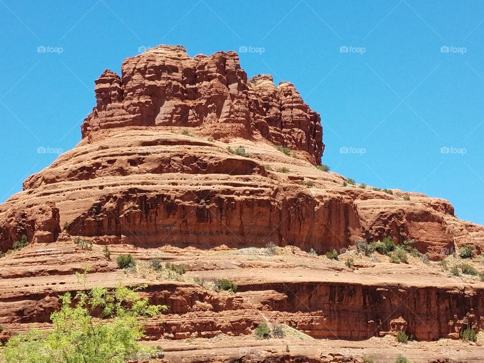 RED Rock formation