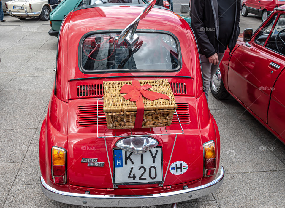 Red Fićo Car