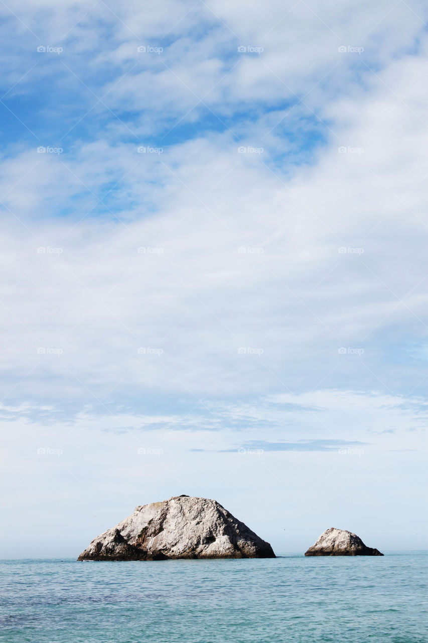 Rocks in the sea