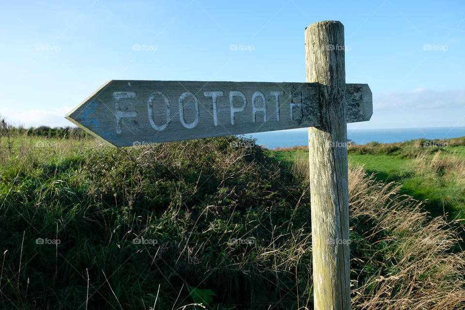 Coastal Footpath, Jersey, Channel Islands