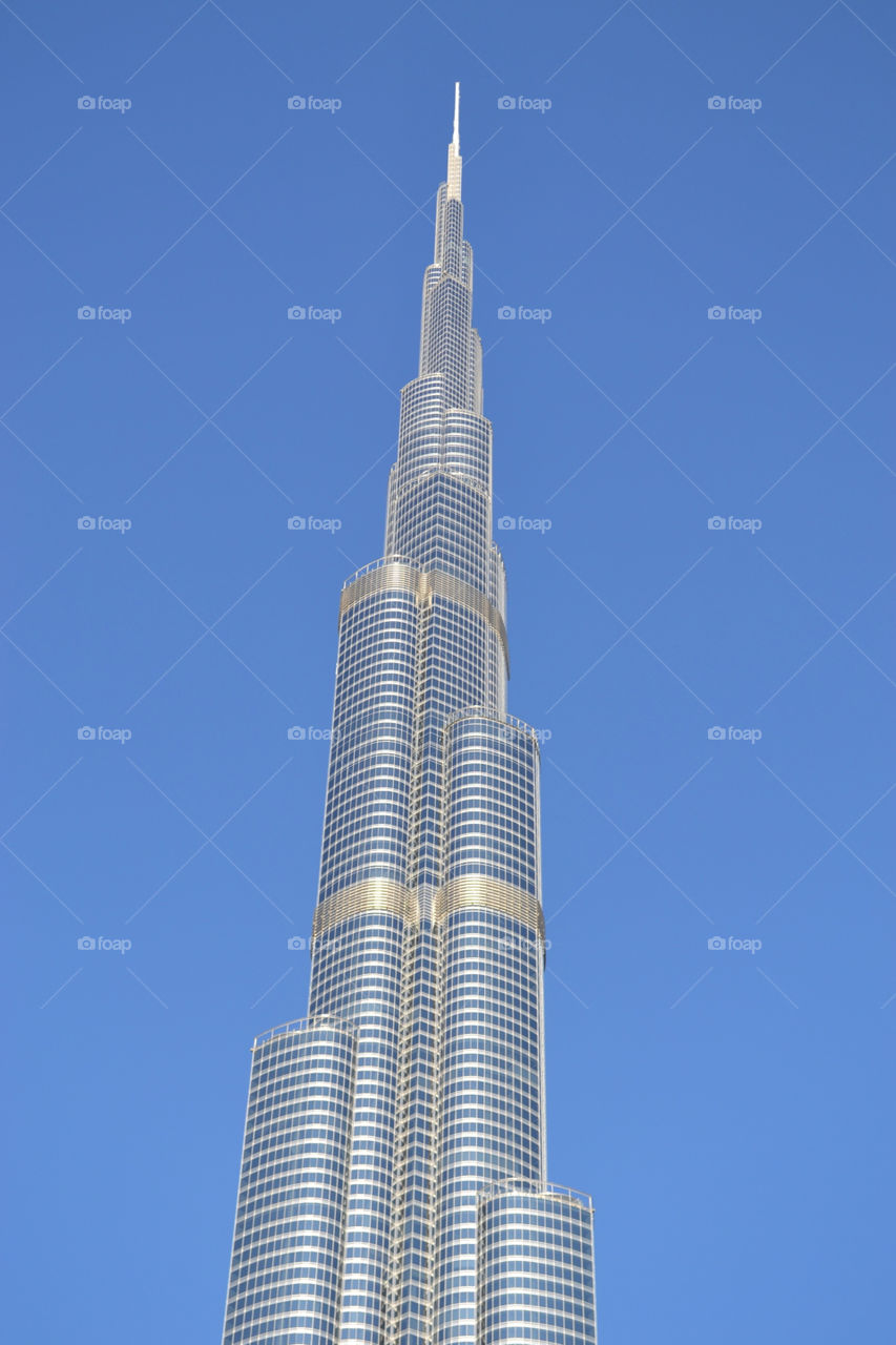 Burj Khalifa the tallest construction in the world, Dubai, UAE