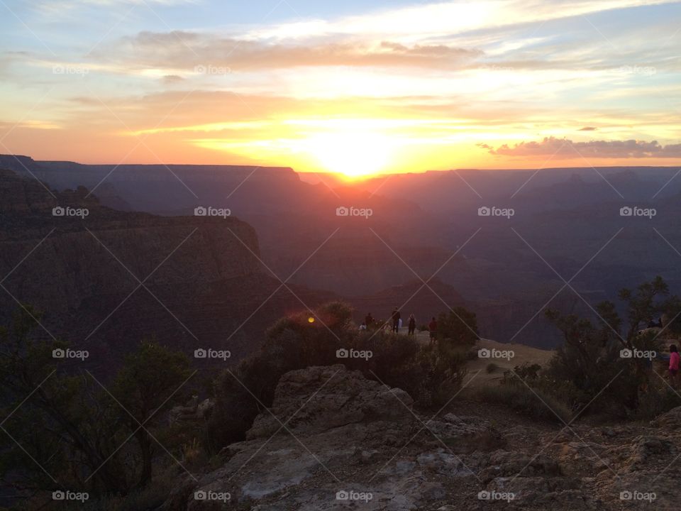 grand canyon sunset