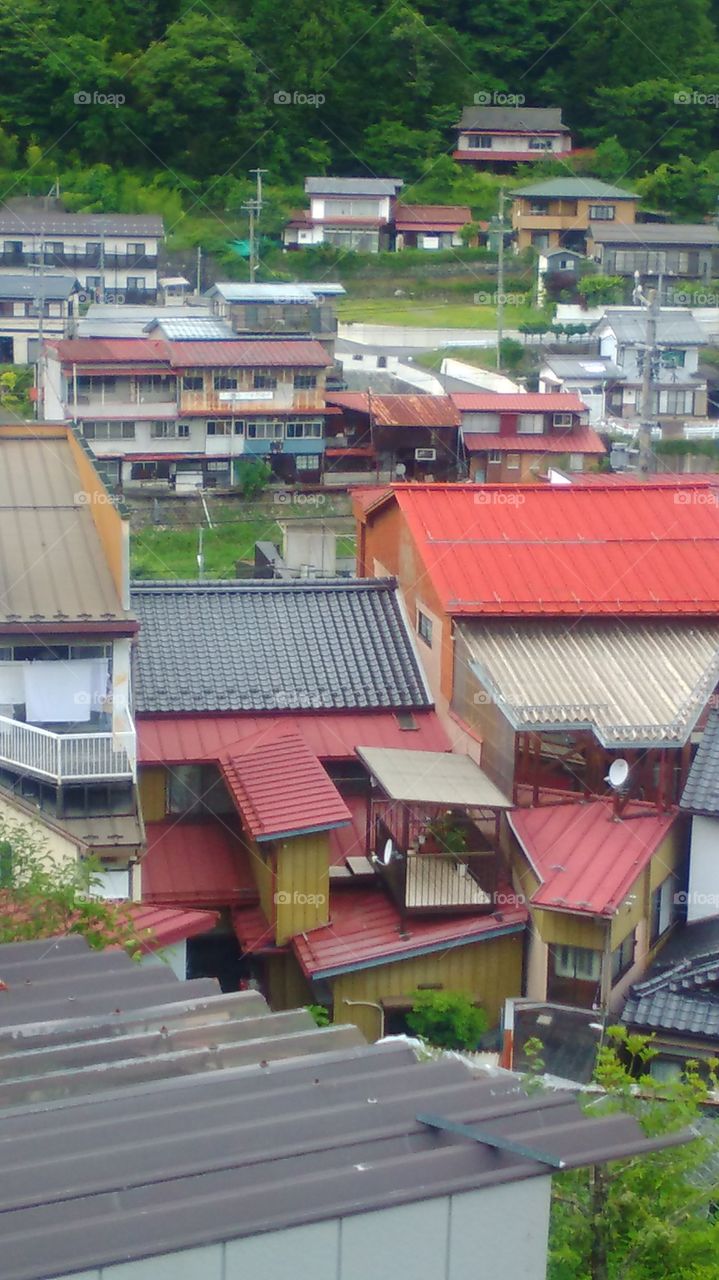 Rooftops of Kiso-Fukushima