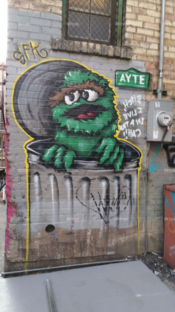 the grouch nextdoor. exploring the city with some friends yields extraordinary results.