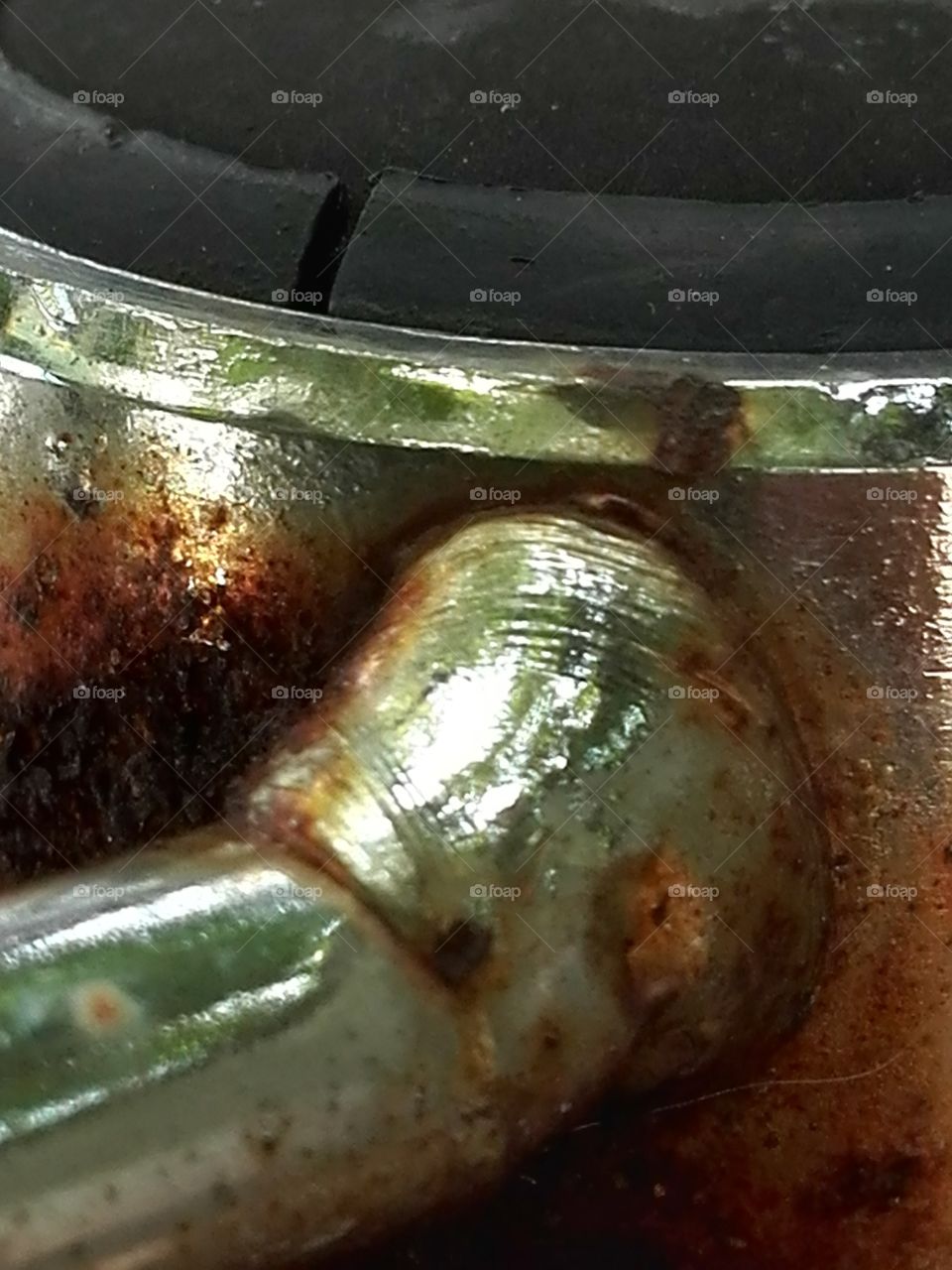 Stained joint of a furniture