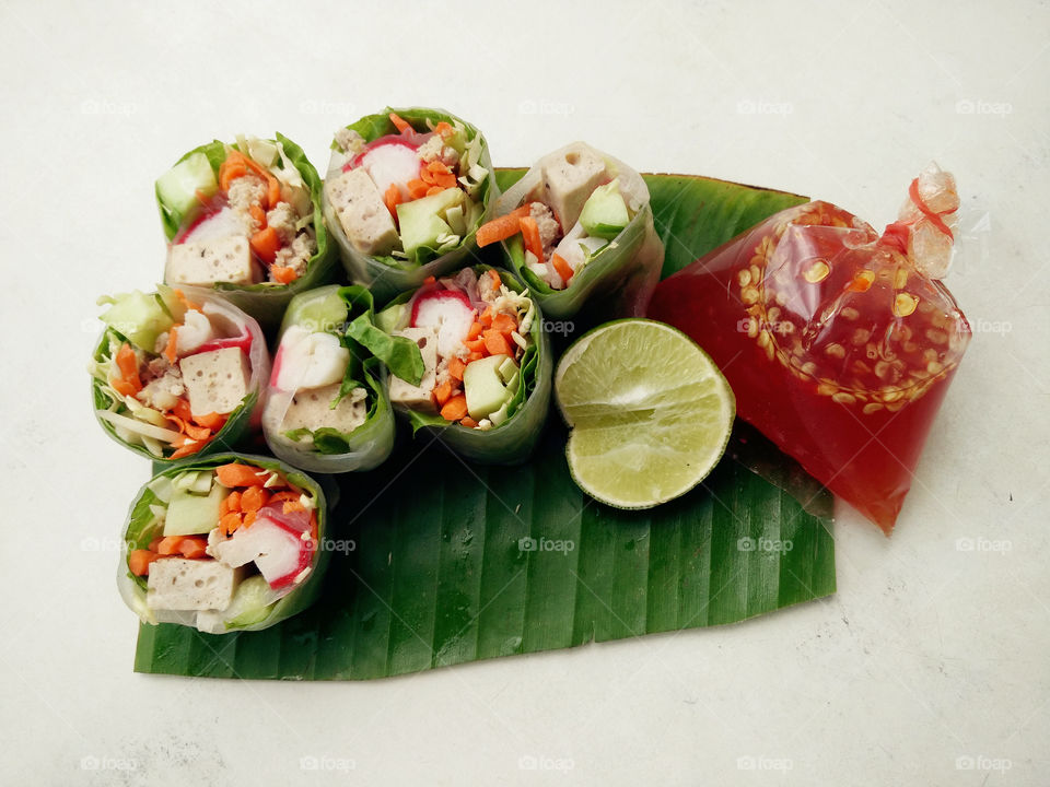 Thai salad roll