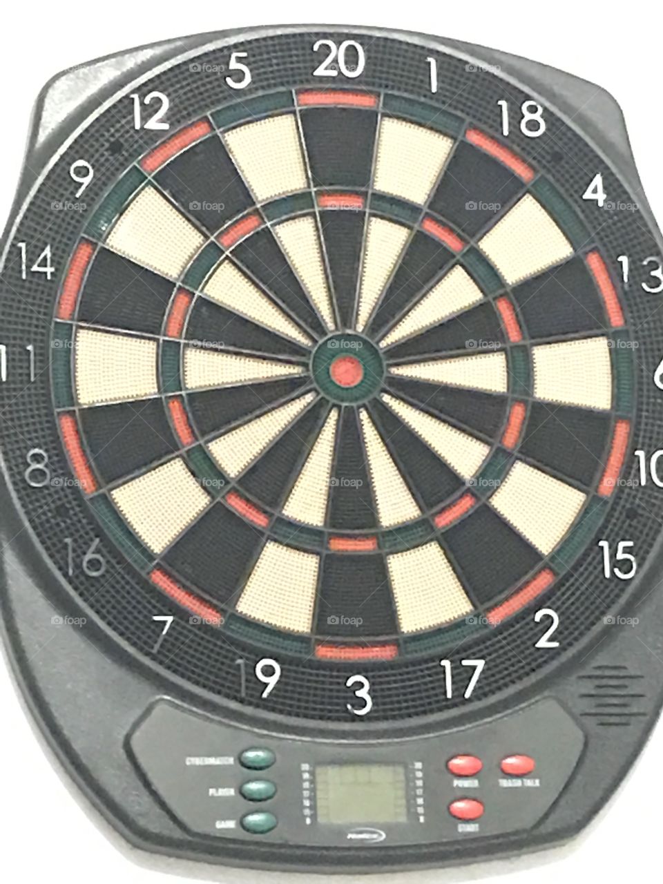 A dartboard