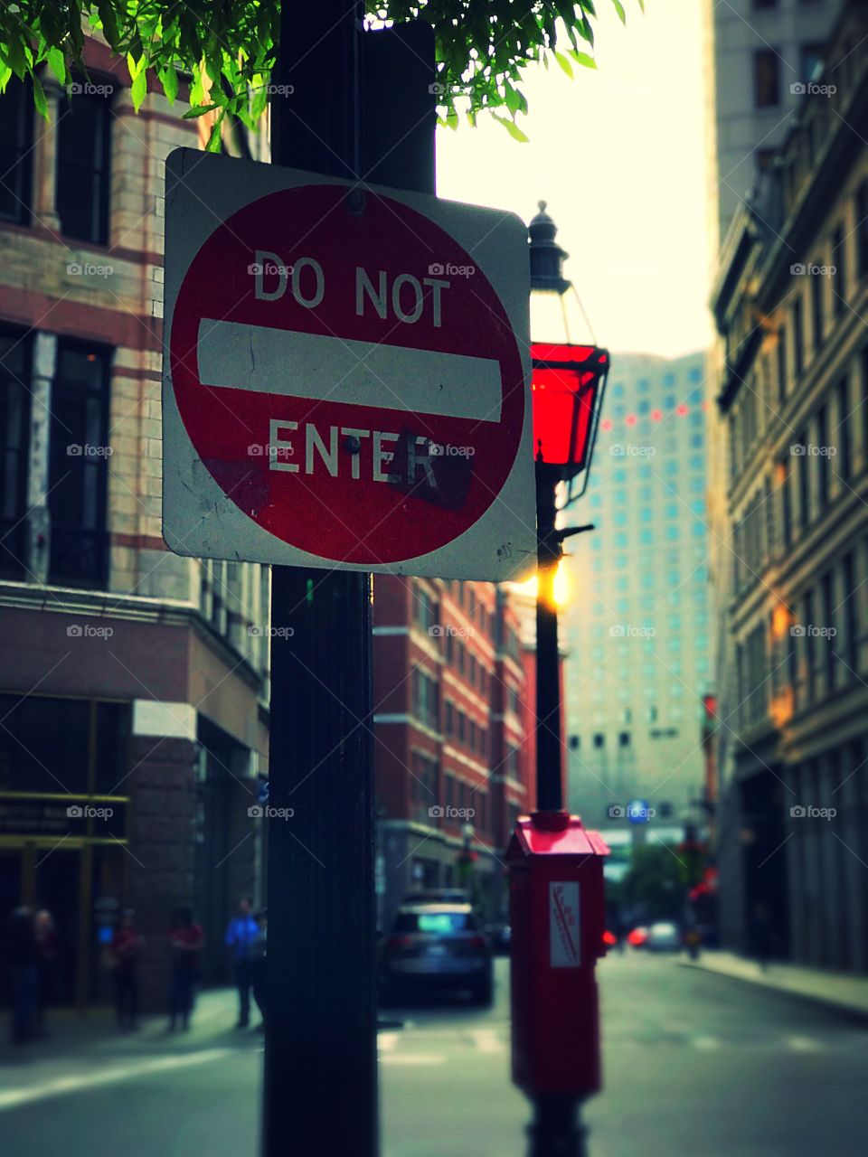 A street sign found in Boston’s theater district.