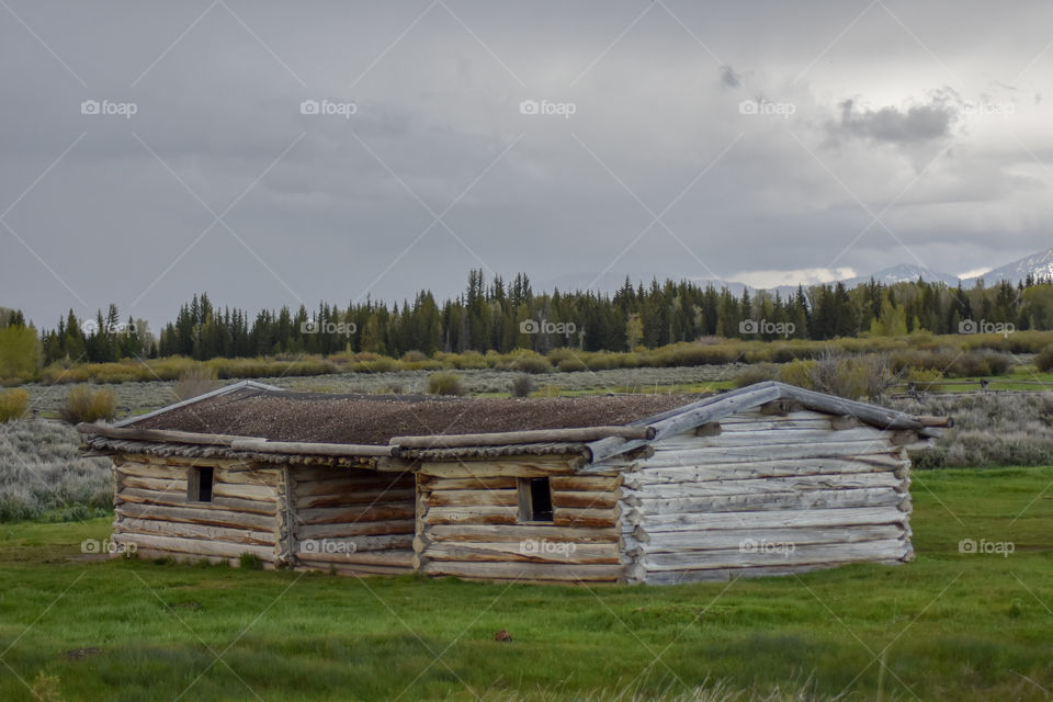 the Cunningham homestead in Wyoming