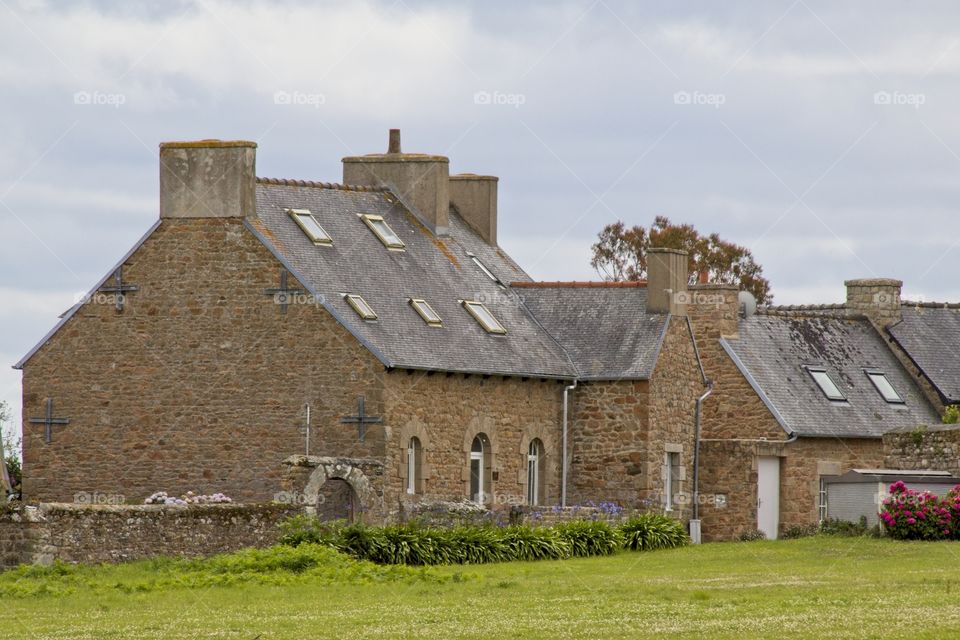 old house in the countryside