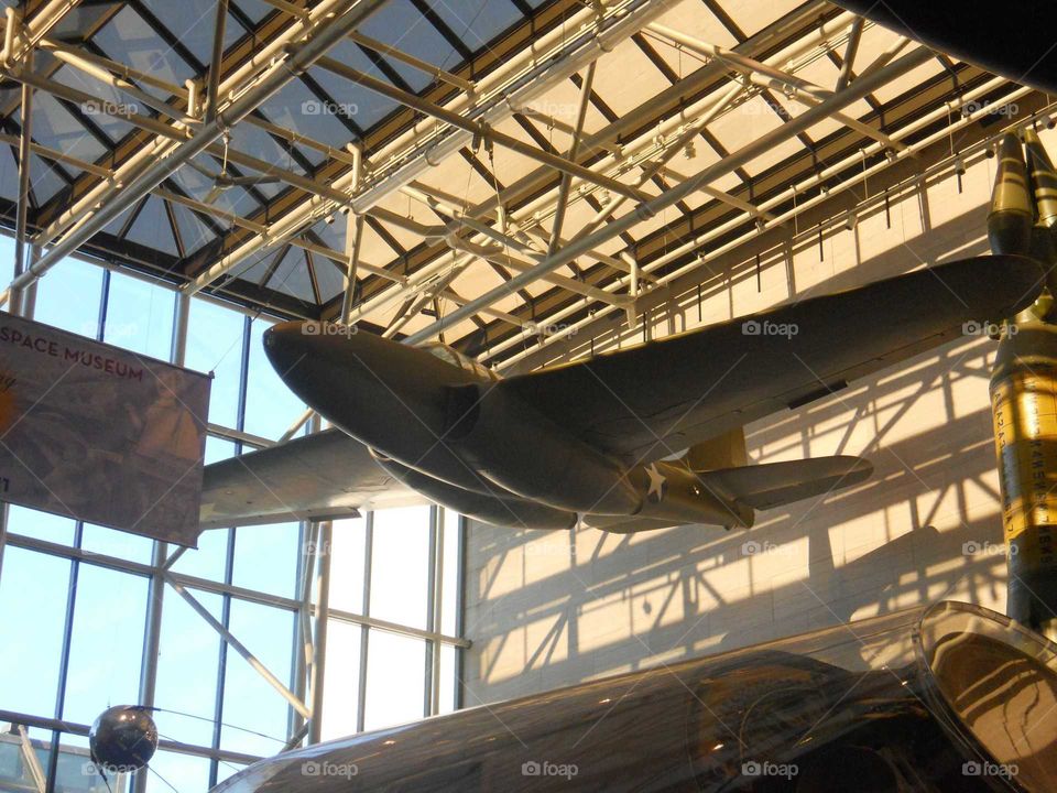 Smithsonian aerospace museum jet plane